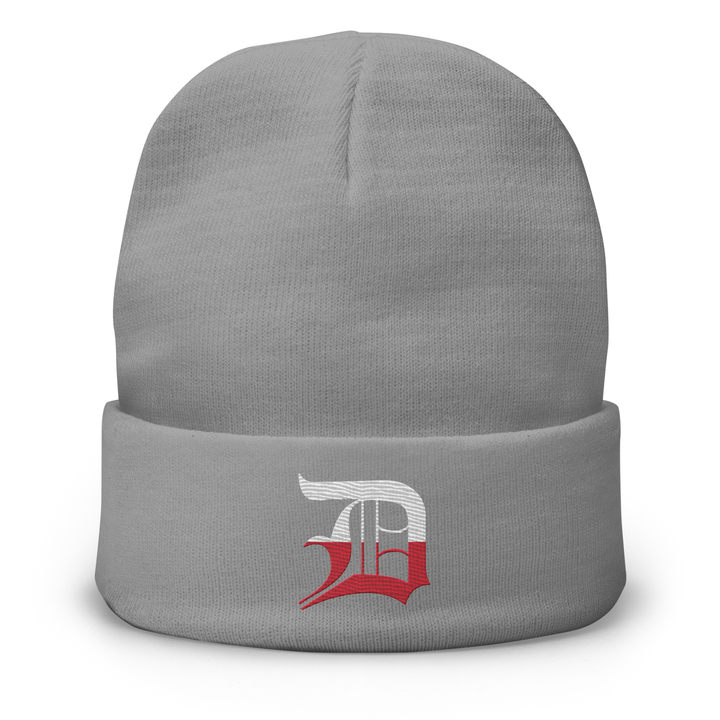 Detroit 'Old English D' Winter Beanie (Polish Edition)