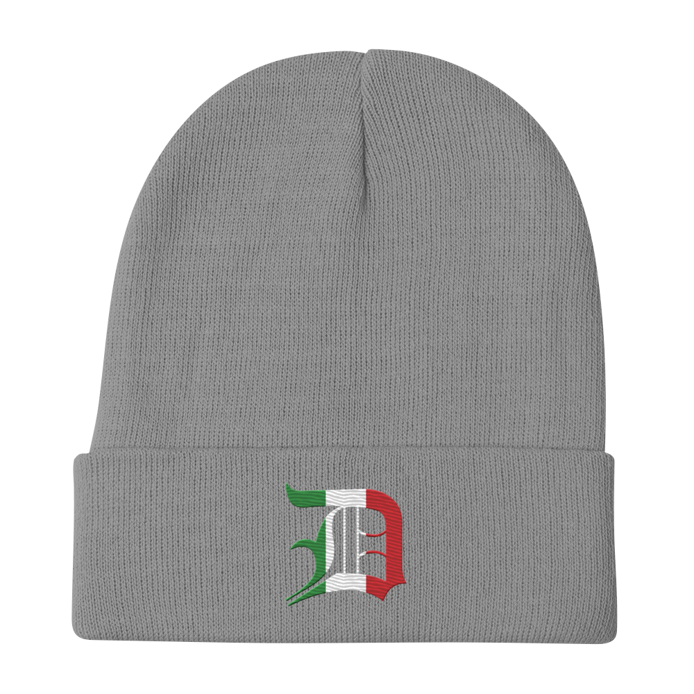 Detroit 'Old English D' Winter Beanie (Italian Edition)