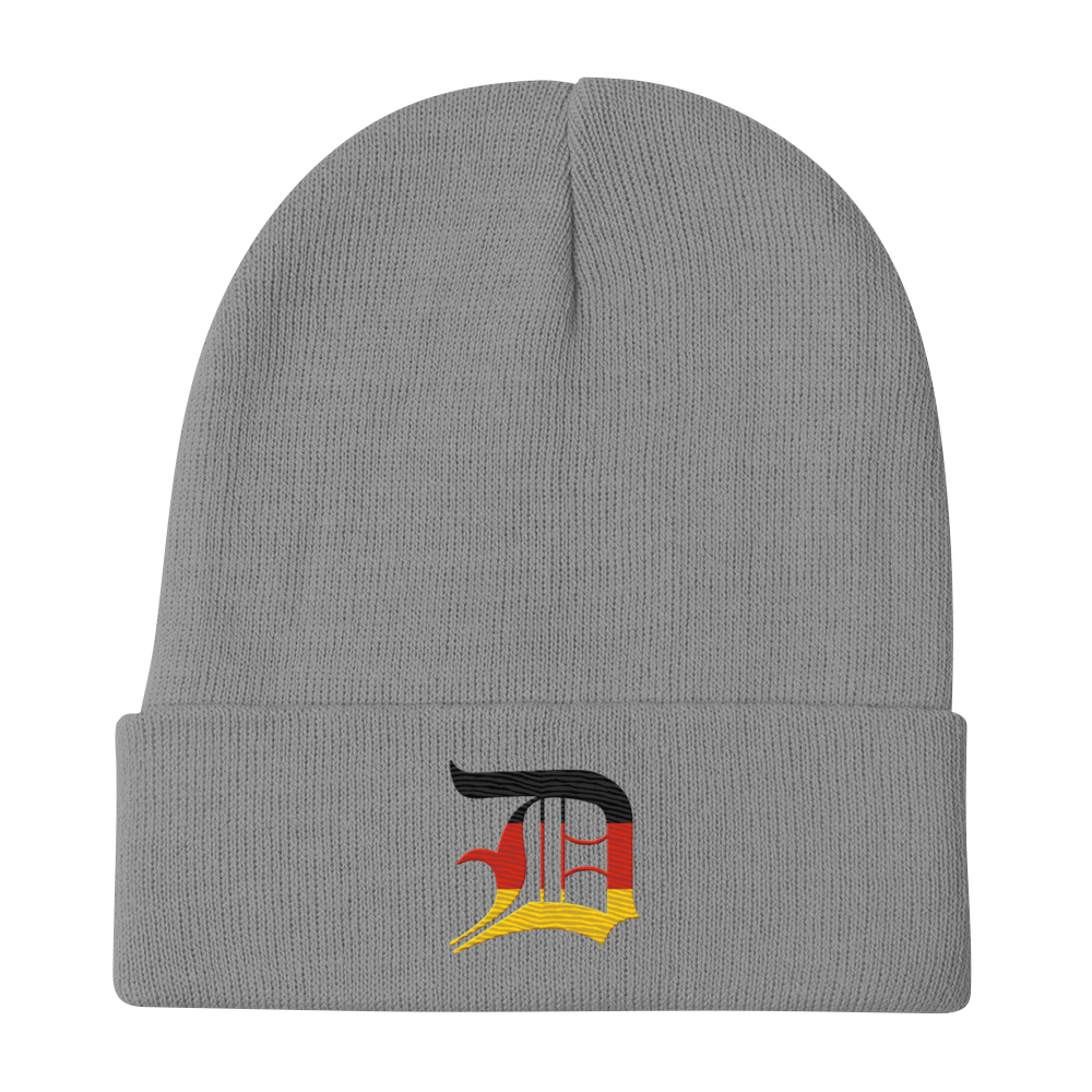 Detroit 'Old English D' Winter Beanie (German Edition)