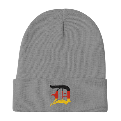 Detroit 'Old English D' Winter Beanie (German Edition)