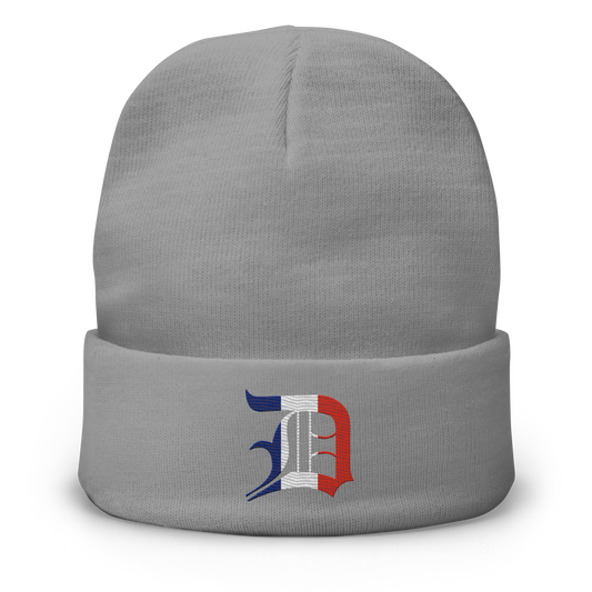 Detroit 'Old English D' Winter Beanie (French Edition)