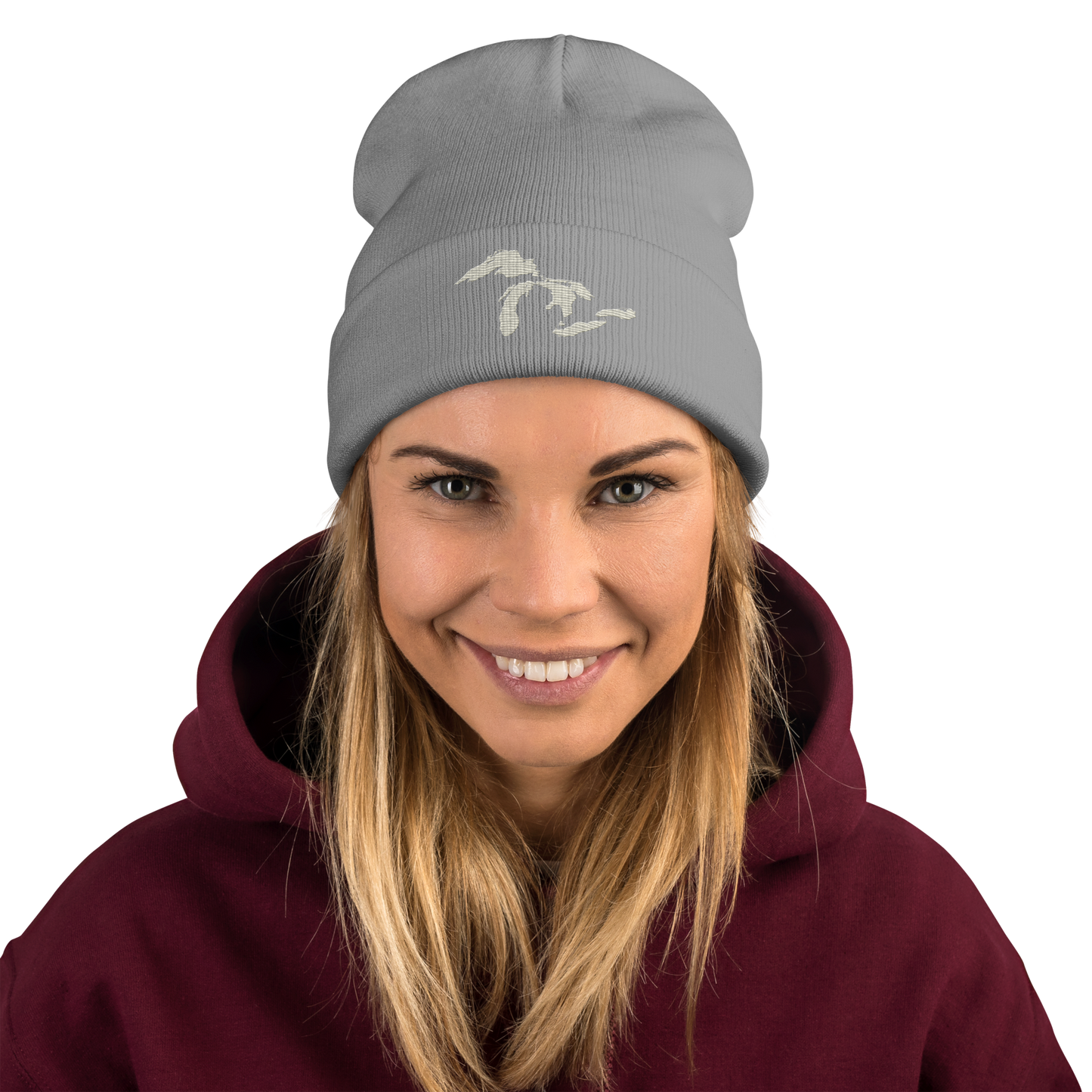 Great Lakes Winter Beanie (Ivory White)