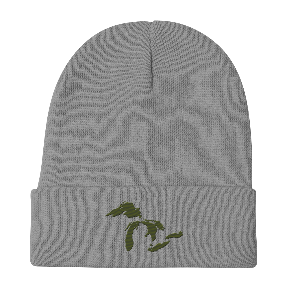 Great Lakes Winter Beanie (Army Green)