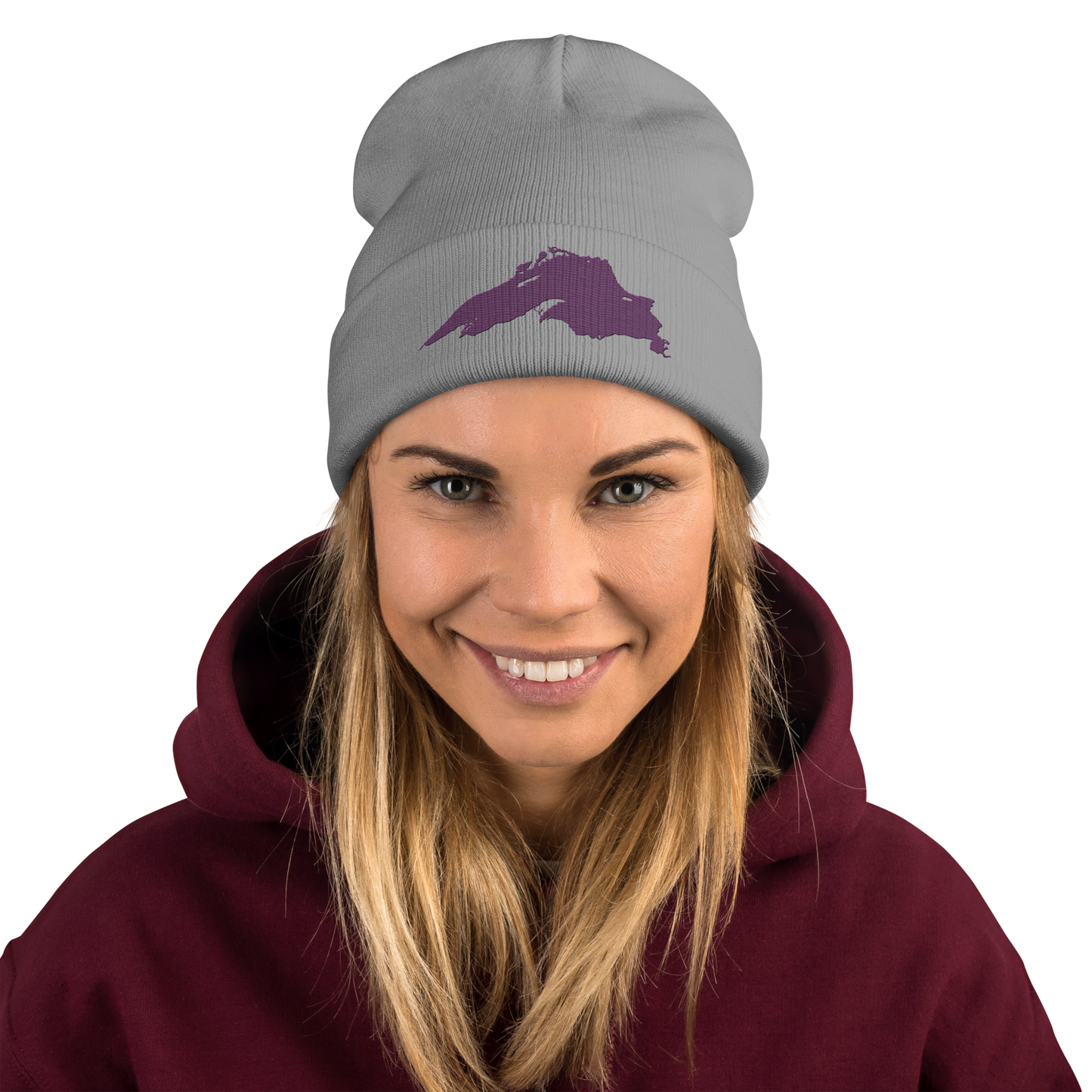 Lake Superior Winter Beanie | Plum