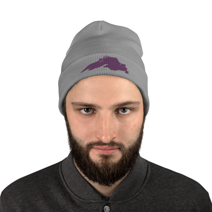 Lake Superior Winter Beanie | Plum