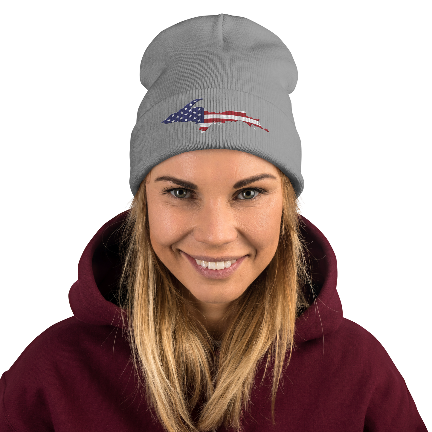 Upper Peninsula Winter Beanie | Patriotic Edition