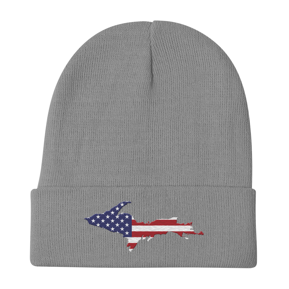 Upper Peninsula Winter Beanie | Patriotic Edition