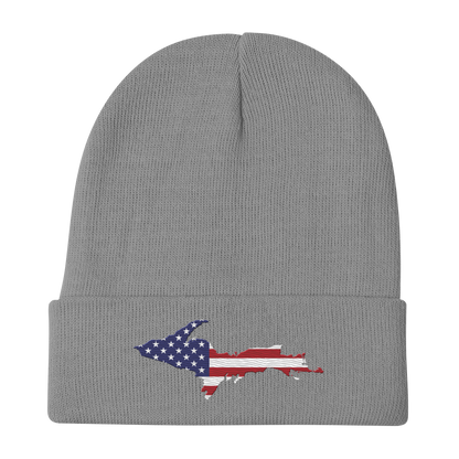 Upper Peninsula Winter Beanie | Patriotic Edition