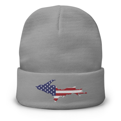 Upper Peninsula Winter Beanie | Patriotic Edition