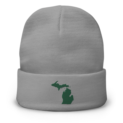 Michigan Winter Beanie | Superior Green Outline