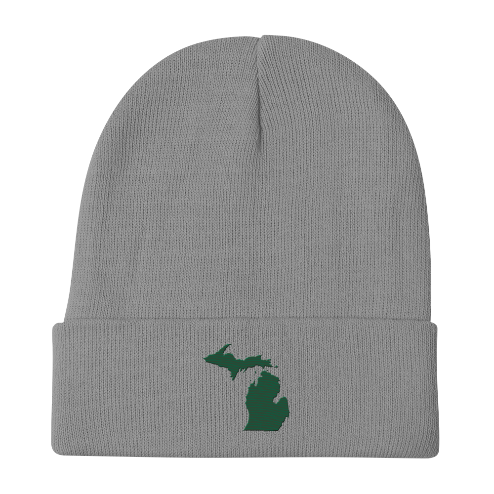 Michigan Winter Beanie | Superior Green Outline