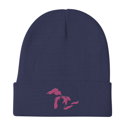 Great Lakes Winter Beanie (Apple Blossom Pink)