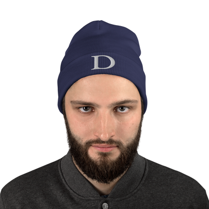 Detroit 'Old French D' Winter Beanie