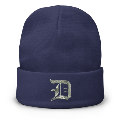 Detroit 'Old English D' Winter Beanie (Benjamin's Edition)