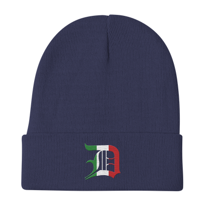 Detroit 'Old English D' Winter Beanie (Italian Edition)