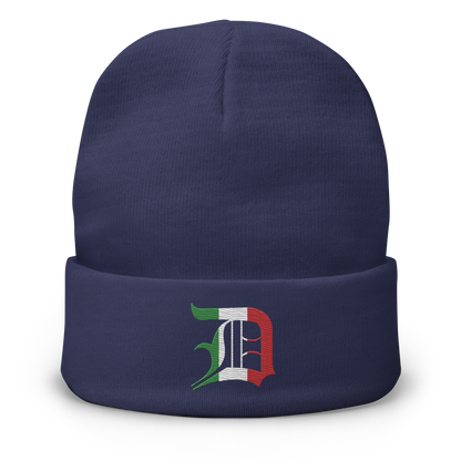 Detroit 'Old English D' Winter Beanie (Italian Edition)