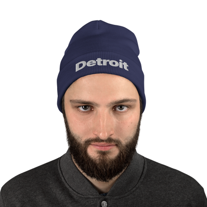 'Detroit' Winter Beanie (Small SUV Font)