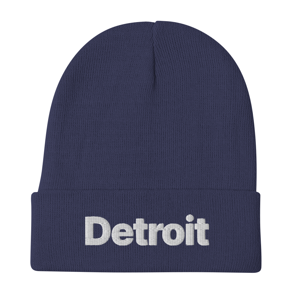 'Detroit' Winter Beanie (Small SUV Font)