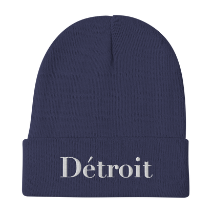 'Détroit' Winter Beanie (Didone Font)