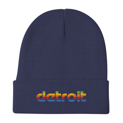 'Detroit' Winter Beanie (Pomaceous 80s Computer Parody)