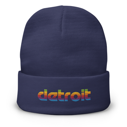 'Detroit' Winter Beanie (Pomaceous 80s Computer Parody)