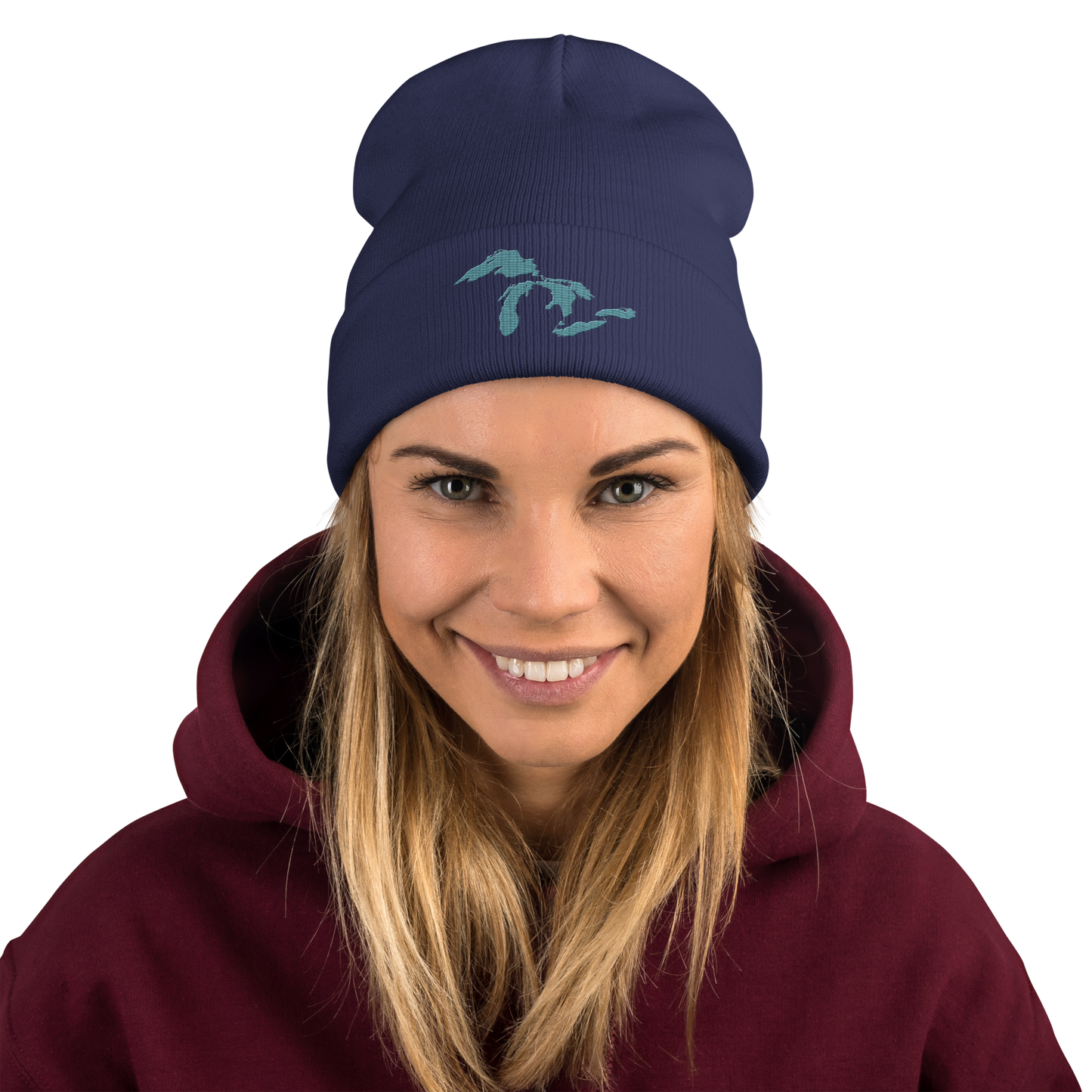 Great Lakes Winter Beanie (Huron Blue)