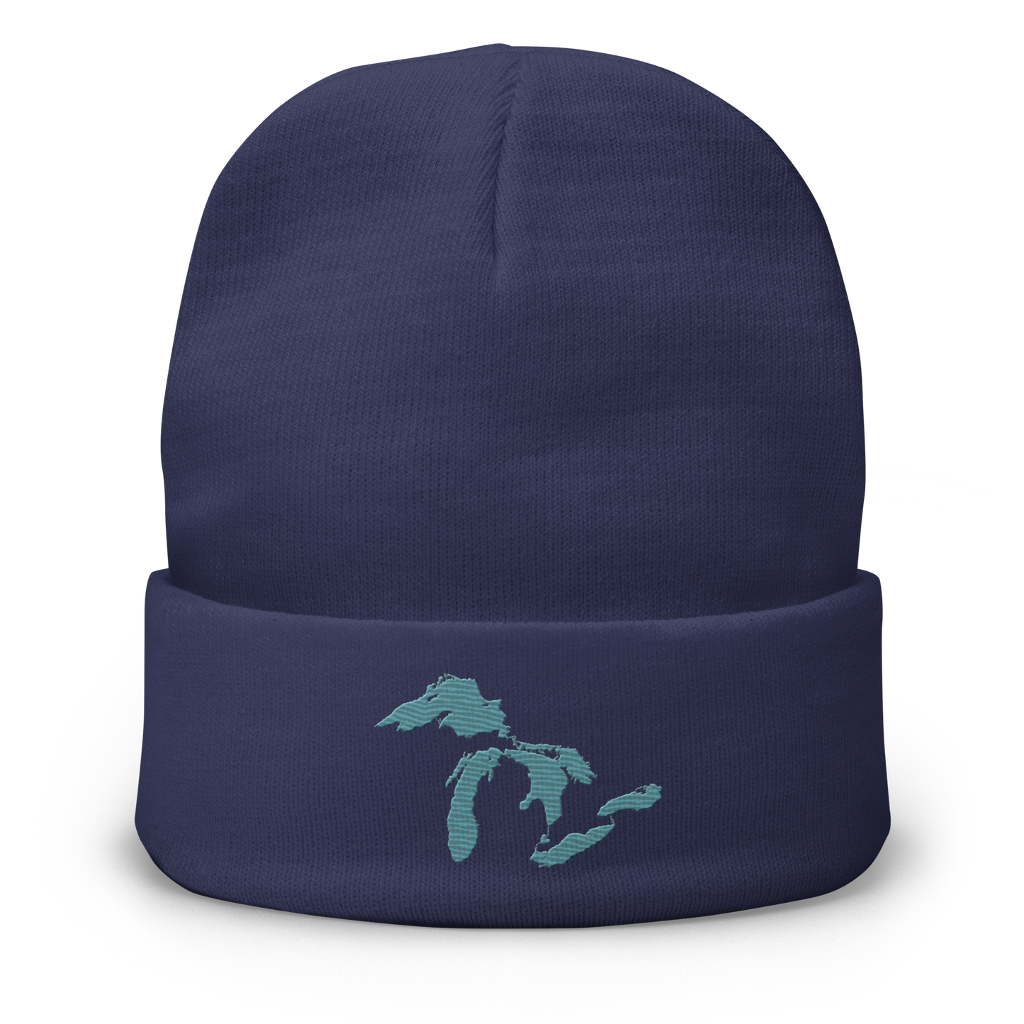 Great Lakes Winter Beanie (Huron Blue)