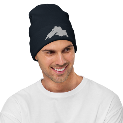 Lake Superior Winter Beanie | Platinum