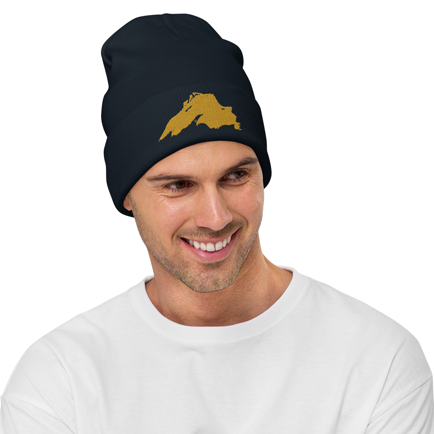 Lake Superior Winter Beanie | Gold