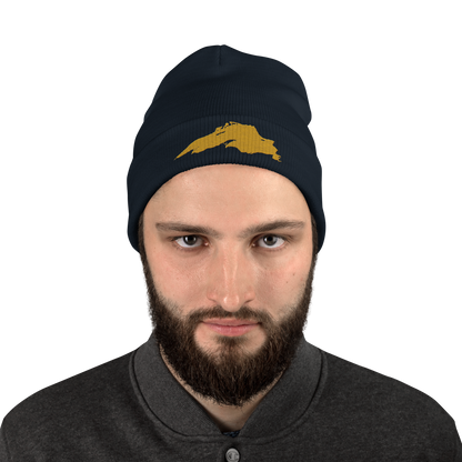 Lake Superior Winter Beanie | Gold