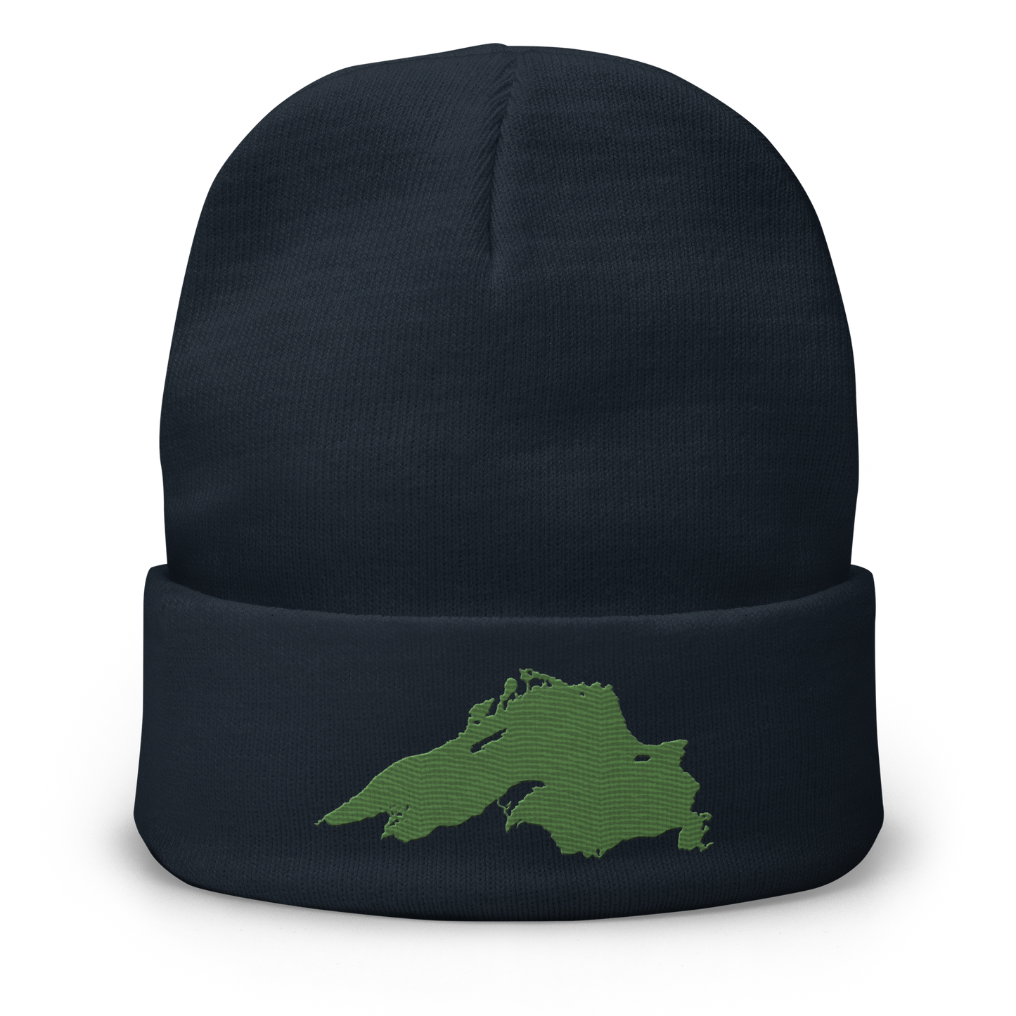 Lake Superior Winter Beanie | Pine Green