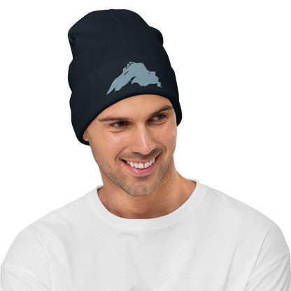 Lake Superior Winter Beanie | Opal Blue