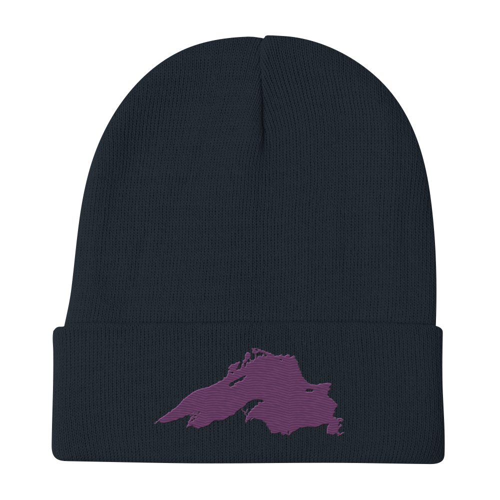 Lake Superior Winter Beanie | Plum