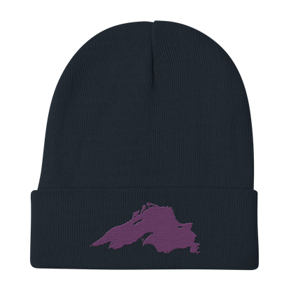 Lake Superior Winter Beanie | Plum