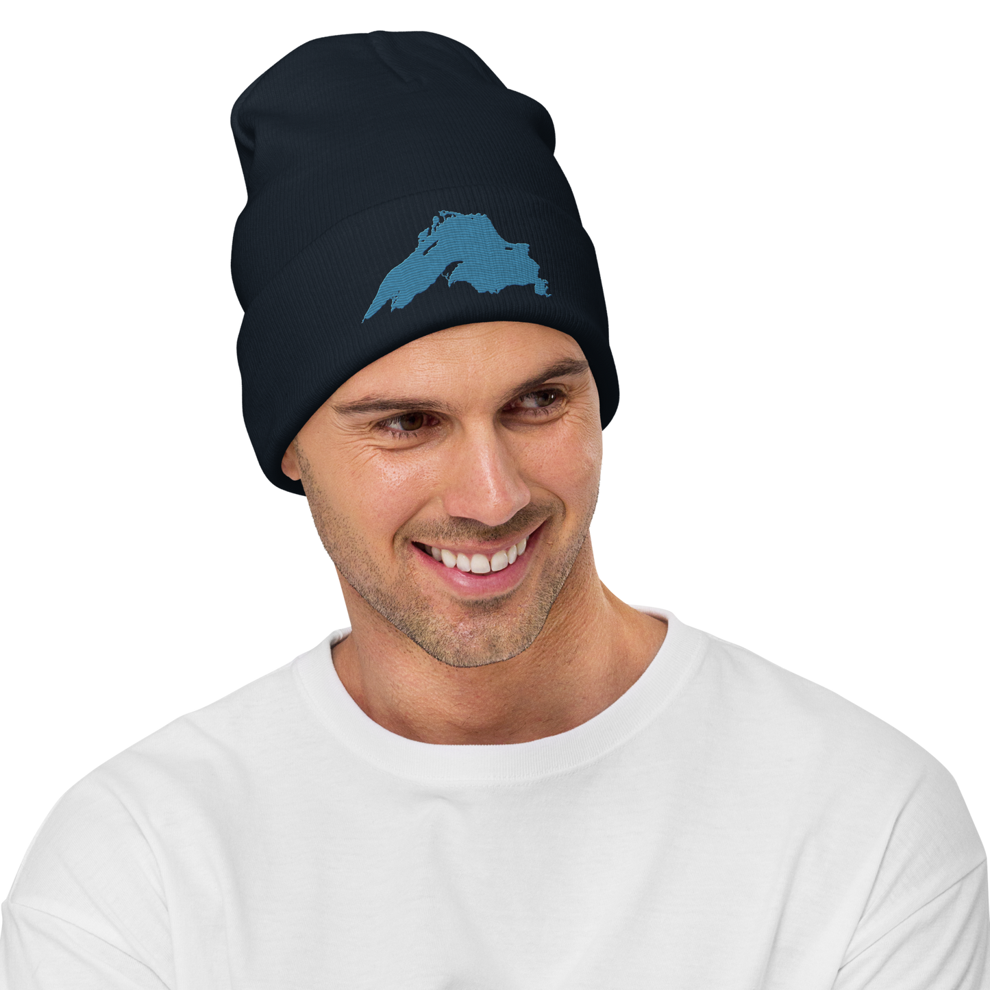 Lake Superior Winter Beanie | Traverse Blue