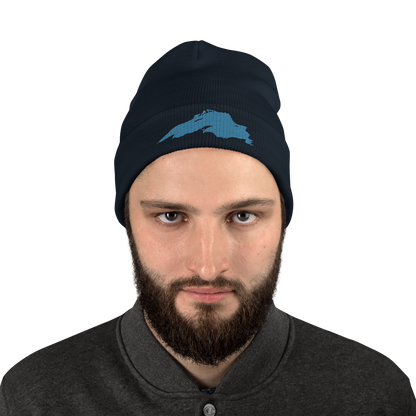 Lake Superior Winter Beanie | Traverse Blue