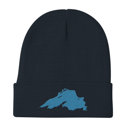 Lake Superior Winter Beanie | Traverse Blue