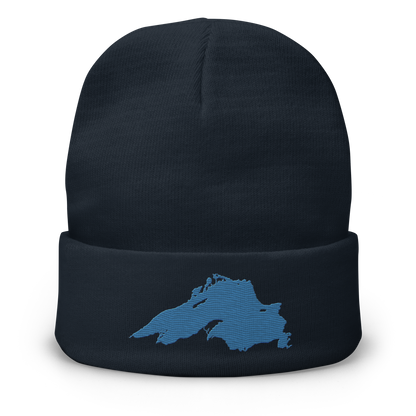 Lake Superior Winter Beanie | Superior Blue