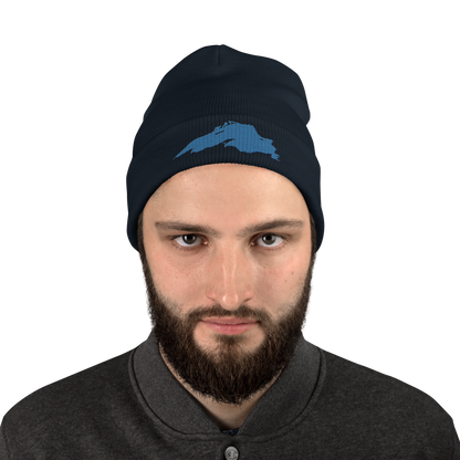 Lake Superior Winter Beanie | Superior Blue