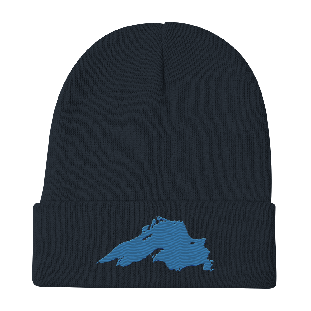 Lake Superior Winter Beanie | Superior Blue