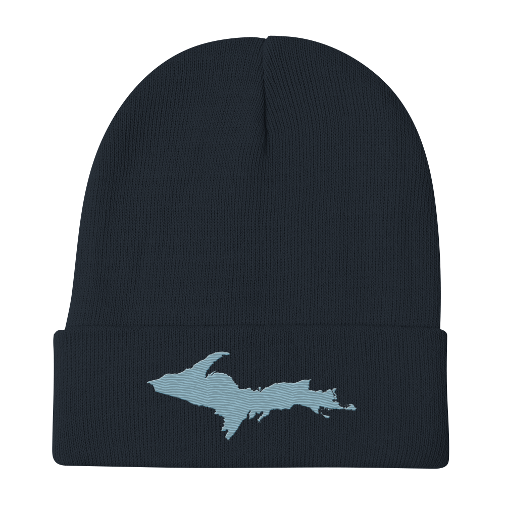 Upper Peninsula Winter Beanie | Opal Blue