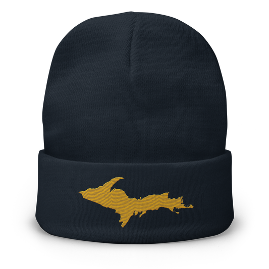 Upper Peninsula Winter Beanie | Gold