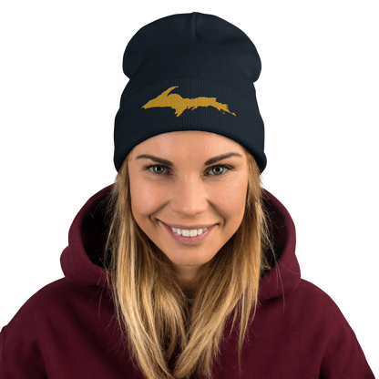 Upper Peninsula Winter Beanie | Gold