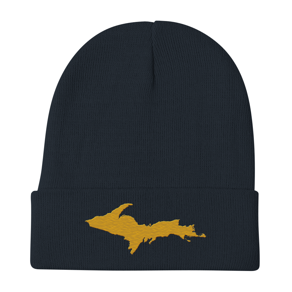 Upper Peninsula Winter Beanie | Gold