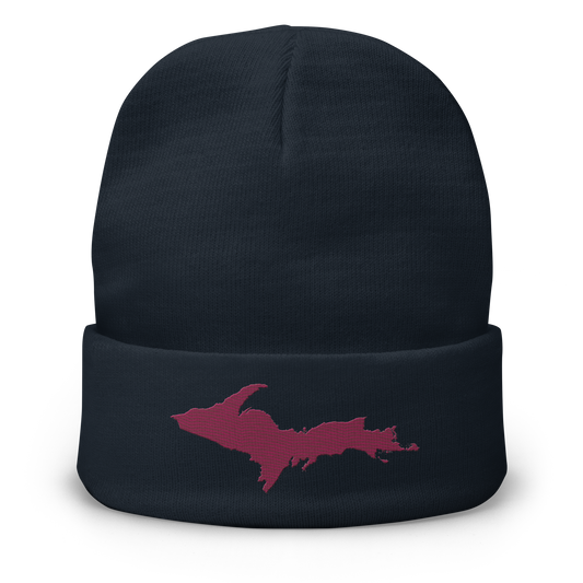 Upper Peninsula Winter Beanie | Ruby Red