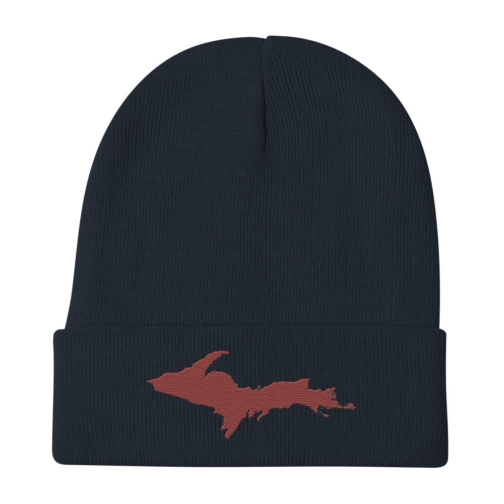 Upper Peninsula Winter Beanie | Ore Dock Red