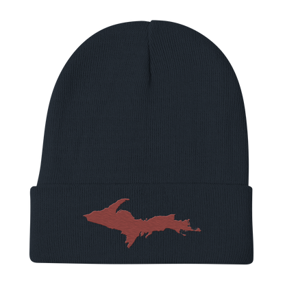 Upper Peninsula Winter Beanie | Ore Dock Red