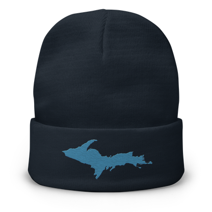 Upper Peninsula Winter Beanie | Traverse Blue