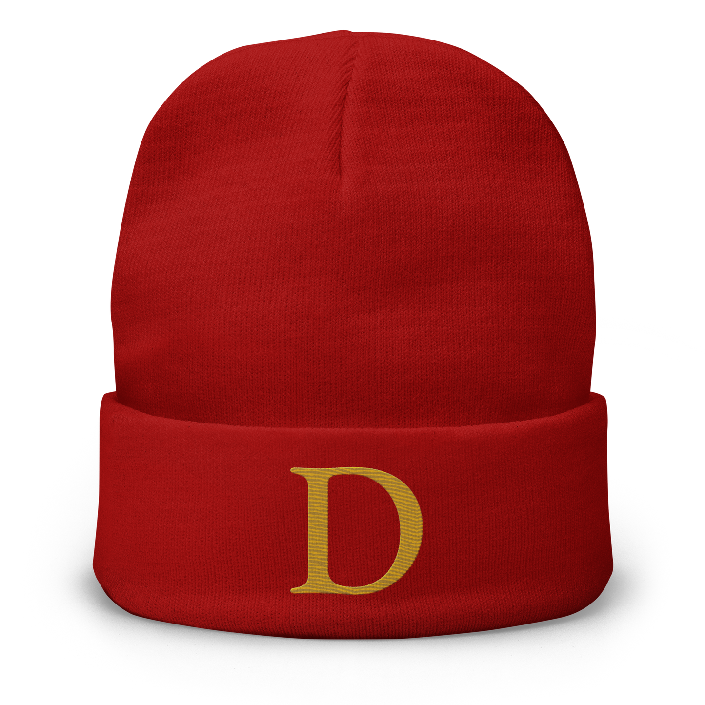 Detroit 'Old French D' Winter Beanie (Gold)