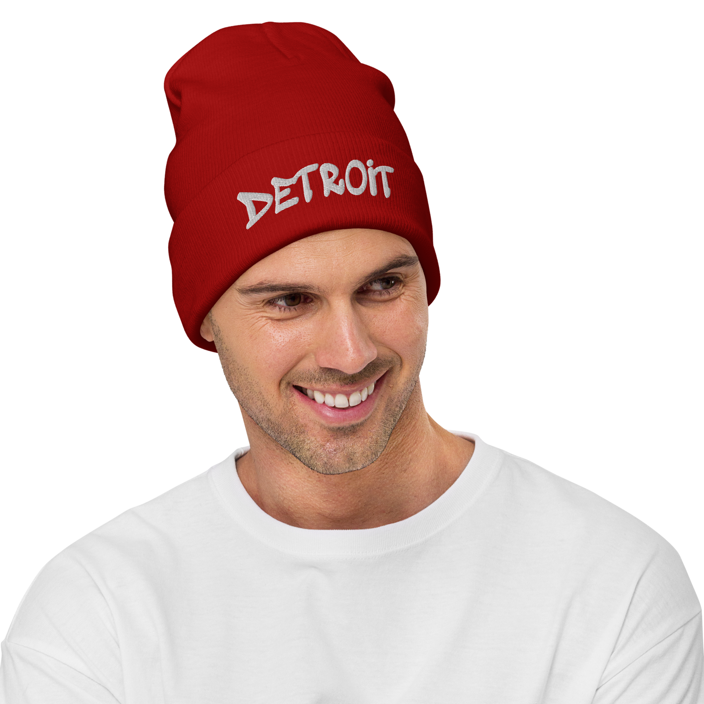 'Detroit' Winter Beanie (Tag Font)